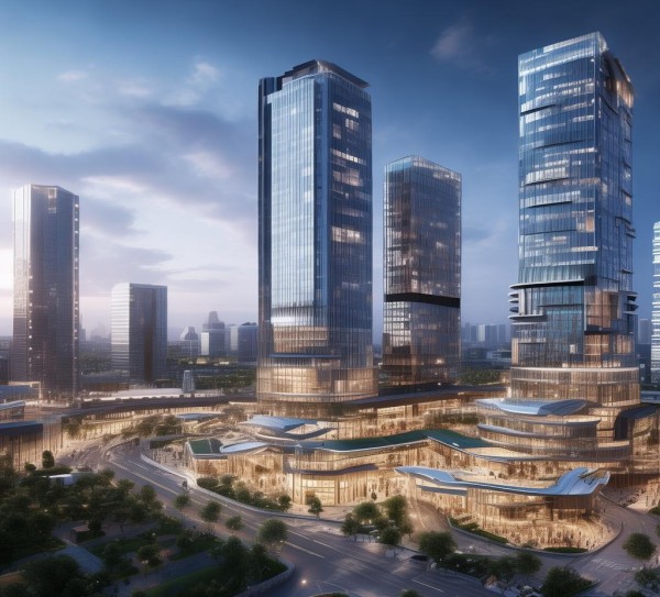 新开发的新城商贸配套项目，商业智慧与未来机遇